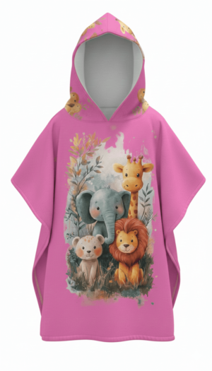 Kids Hooded Safari Bath Towel - NekoKids